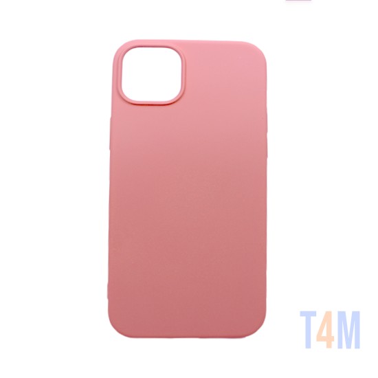 Capa de Silicone para Apple iPhone 15 Plus Rosa